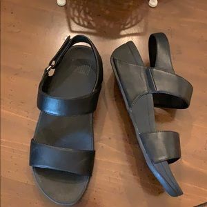 FitFlop Black Sandals Size 6 or 36